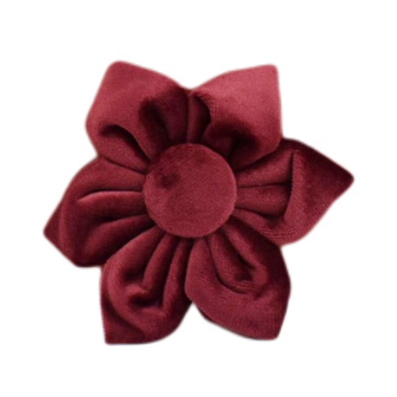 Red Wine Velvet Collar  Leash Harness  Set Custom Engraved
